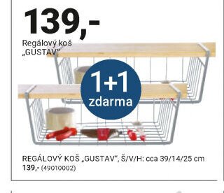 Regálový koš „GUSTAV“