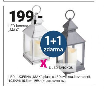 LED lucerna „MAX“