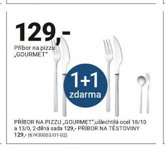 Příbor na pizzu „GOURMET“