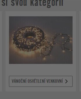 Vánoční osvětlení venkovní