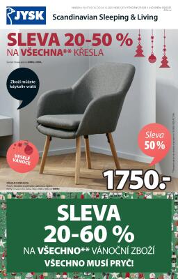 akční leták Jysk 16.12.2021-24.12.2021