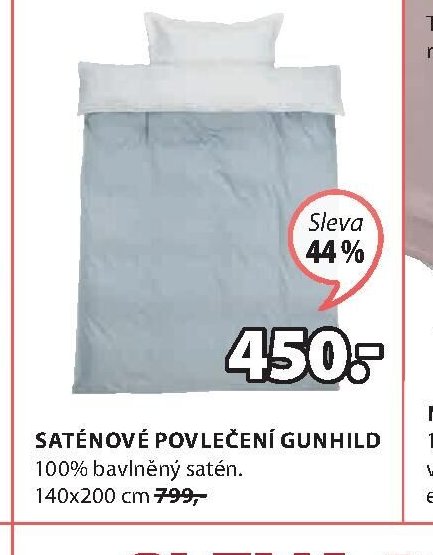 SATÉNOVÉ POVLEČENÍ GUNHILD