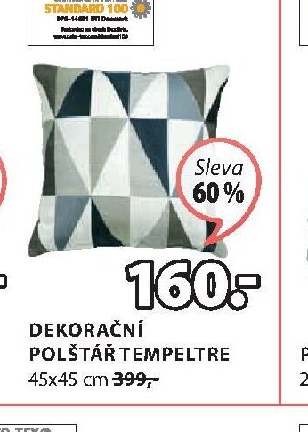 DEKORAČNÍ POLŠTÁŘ TEMPELTRE