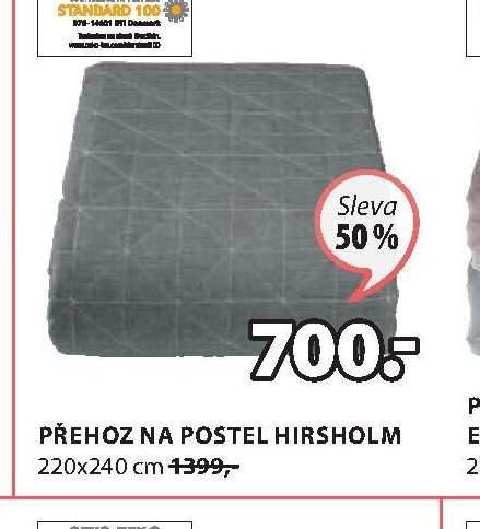 PŘEHOZ NA POSTEL HIRSHOLM