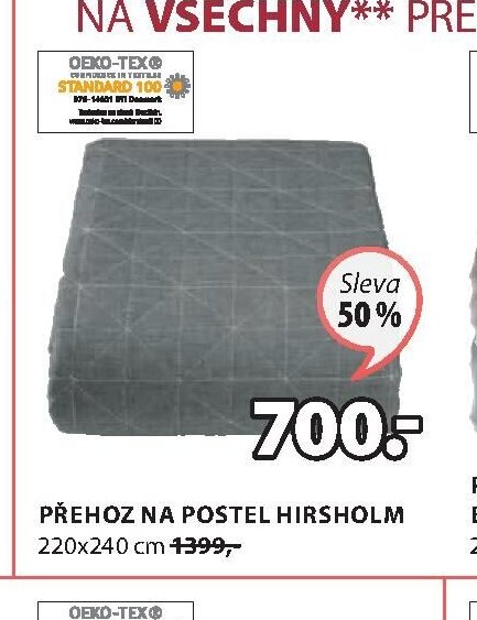 Přehoz na postel Hirsholm