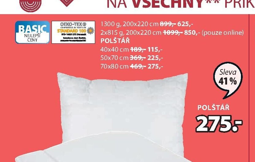 BASIC Polštář