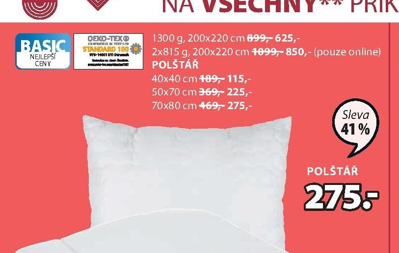 BASIC Polštář