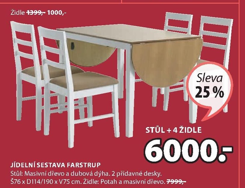 Jídelní sestava FARSTRUP