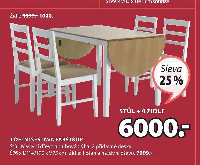 JÍDELNÍ SESTAVA FARSTRUP