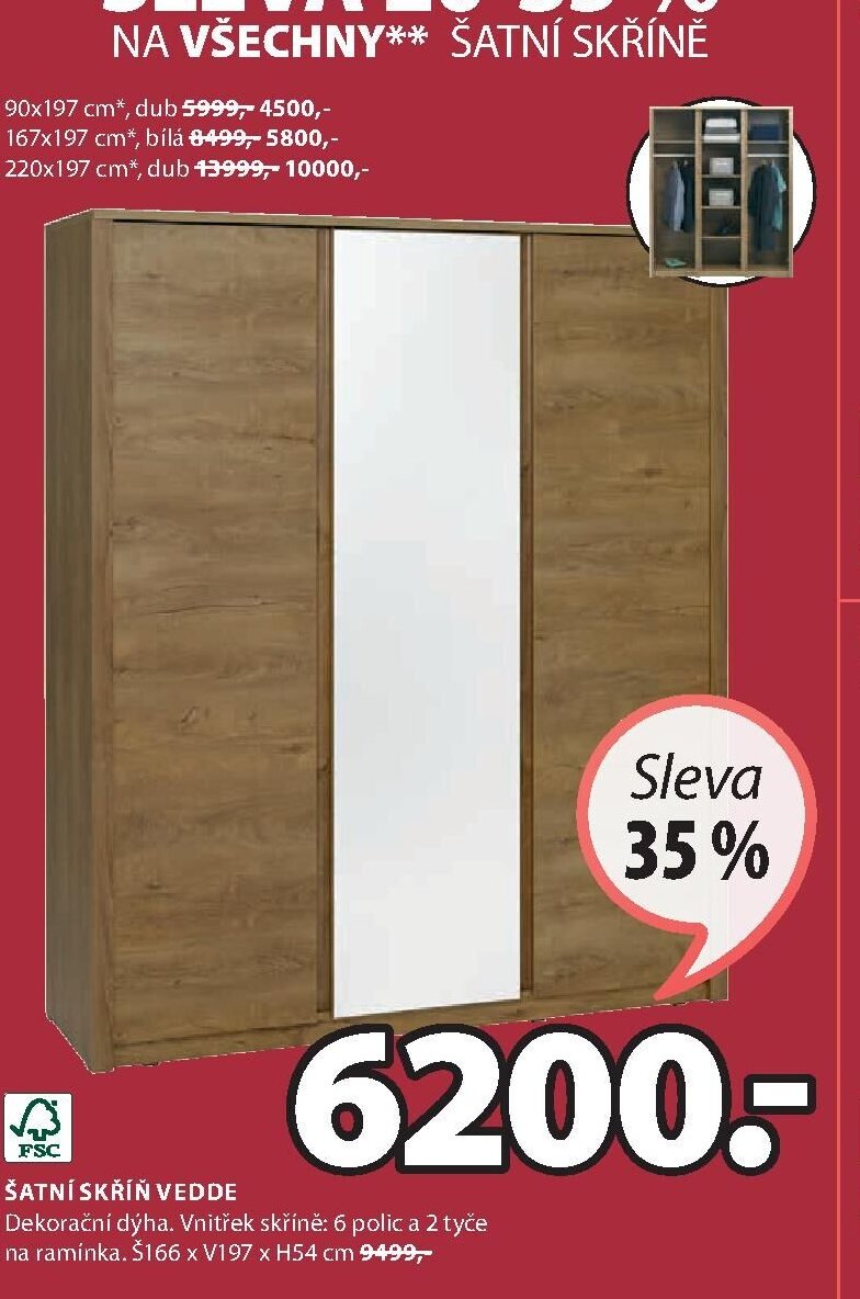 ŠATNÍ SKŘÍŇ VEDDE