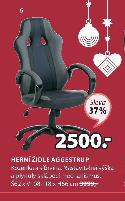 HERNÍ ŽIDLE AGGESTRUP