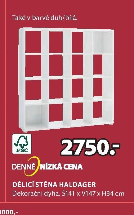 DĚLICÍ STĚNA HALDAGER