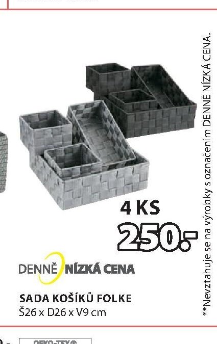 Sada košíků Folke