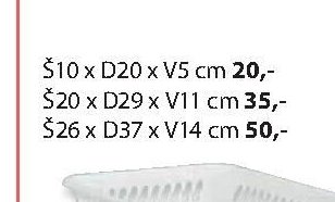 Košík HALVARD (Š10 x D20 x V5 cm)