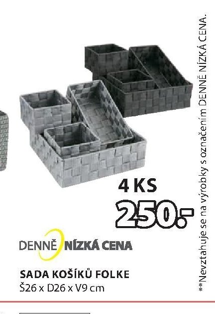 Sada košíků FOLKE
