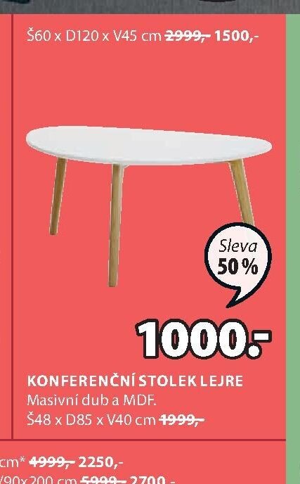 KONFERENČNÍ STOLEK LEJRE