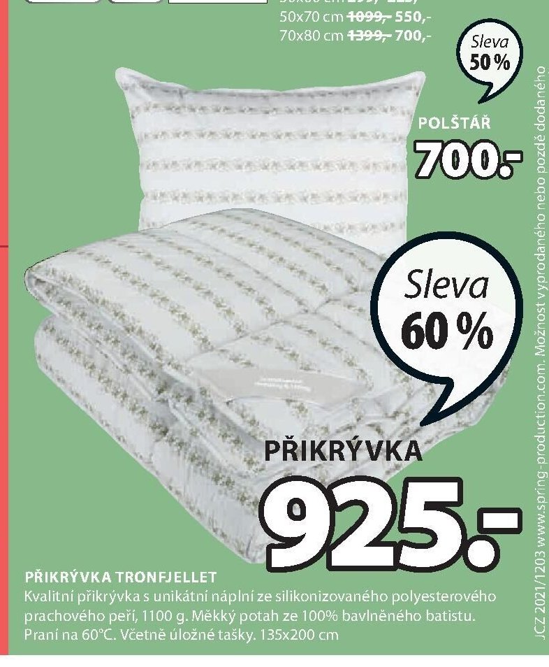 PŘIKRÝVKA TRONFJELLET