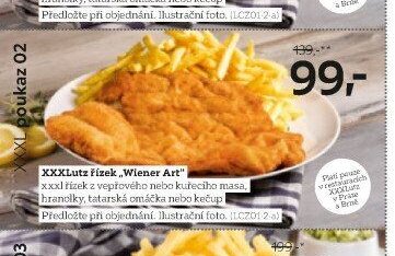 XXXLutz řízek Wiener Art
