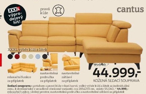 KOŽENÁ SEDACÍ SOUPRAVA