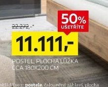POSTEL, PLOCHA LŮŽKA CCA 180X200 CM