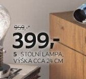 5 STOLNÍ LAMPA, VÝŠKA CCA 24 CM
