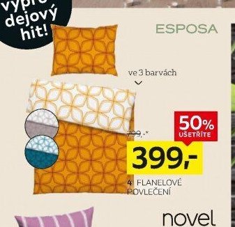 4 FLANELOVÉ POVLEČENÍ