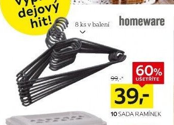 Sada ramínek, 10 ks