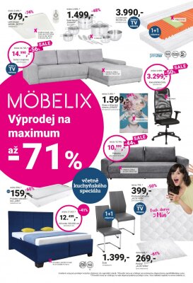 akční leták Möbelix 27.12.2021-9.1.2022