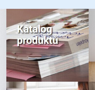 Katalog produktů