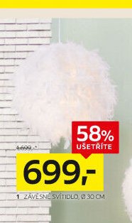 1 ZÁVĚSNÉ SVÍTIDLO