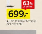5 LED STROPNÍ SVÍTIDLO