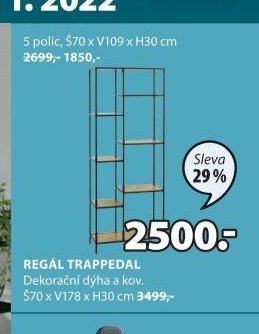 Regál TRAPPEDAL