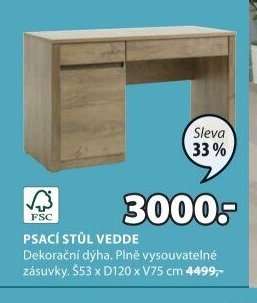 Psací stůl VEDDE