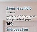 Závěsné svítidlo