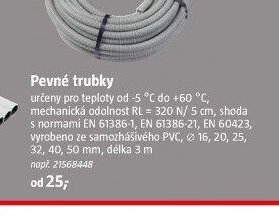 Pevné trubky