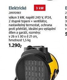 Elektrické 3 kW