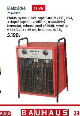 Elektrické 15 kW (EMA 15)