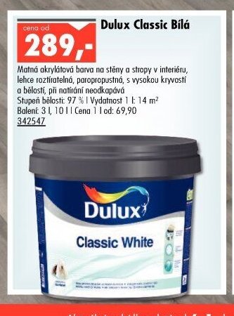 Dulux Classic Bílá