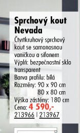 Sprchový kout Nevada
