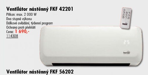 Ventilátor nástěnný FKF 42201