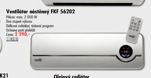 Ventilátor nástěnný FKF 56202