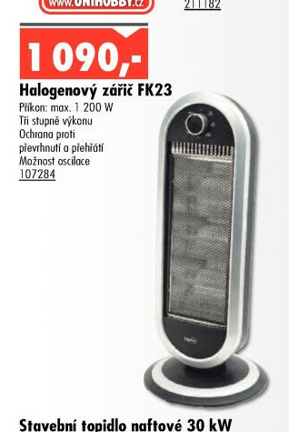 Halogenový zářič FK23