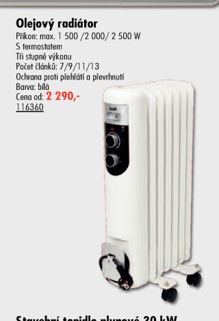 Olejový radiátor