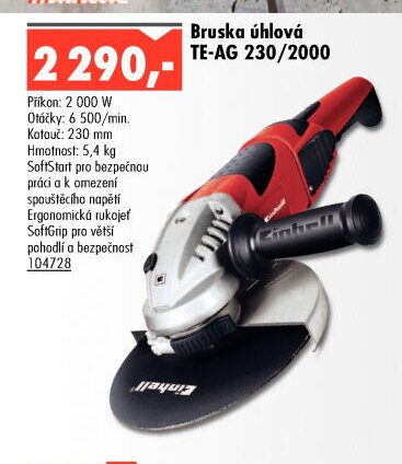 Bruska úhlová TE-AG 230/2000