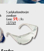Ochranné brýle S polykarbonátovým zorníkem