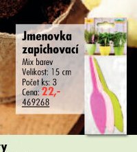 Jmenovka zapichovací