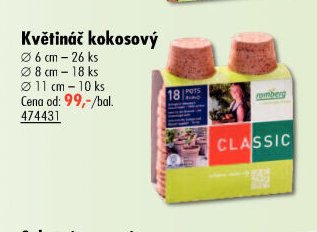 Květináč kokosový