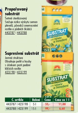 Propařovaný substrát