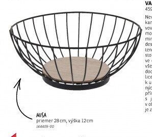 MÍSA průměr 28 cm, výška 12 cm