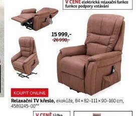 Relaxační TV křeslo